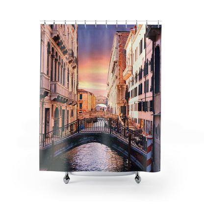 Chasing Oz Art Venice Sunset Shower Curtain