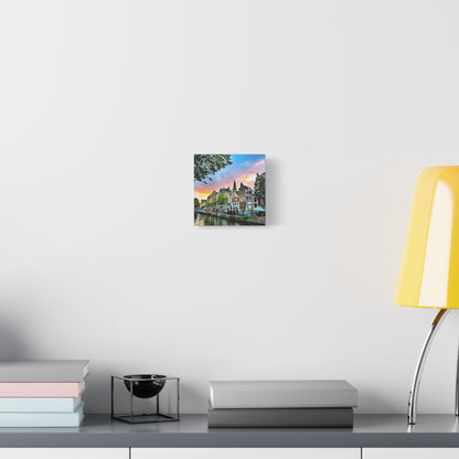 Amsterdam Sunset by Chasing Oz - Stretched Canvas Print
