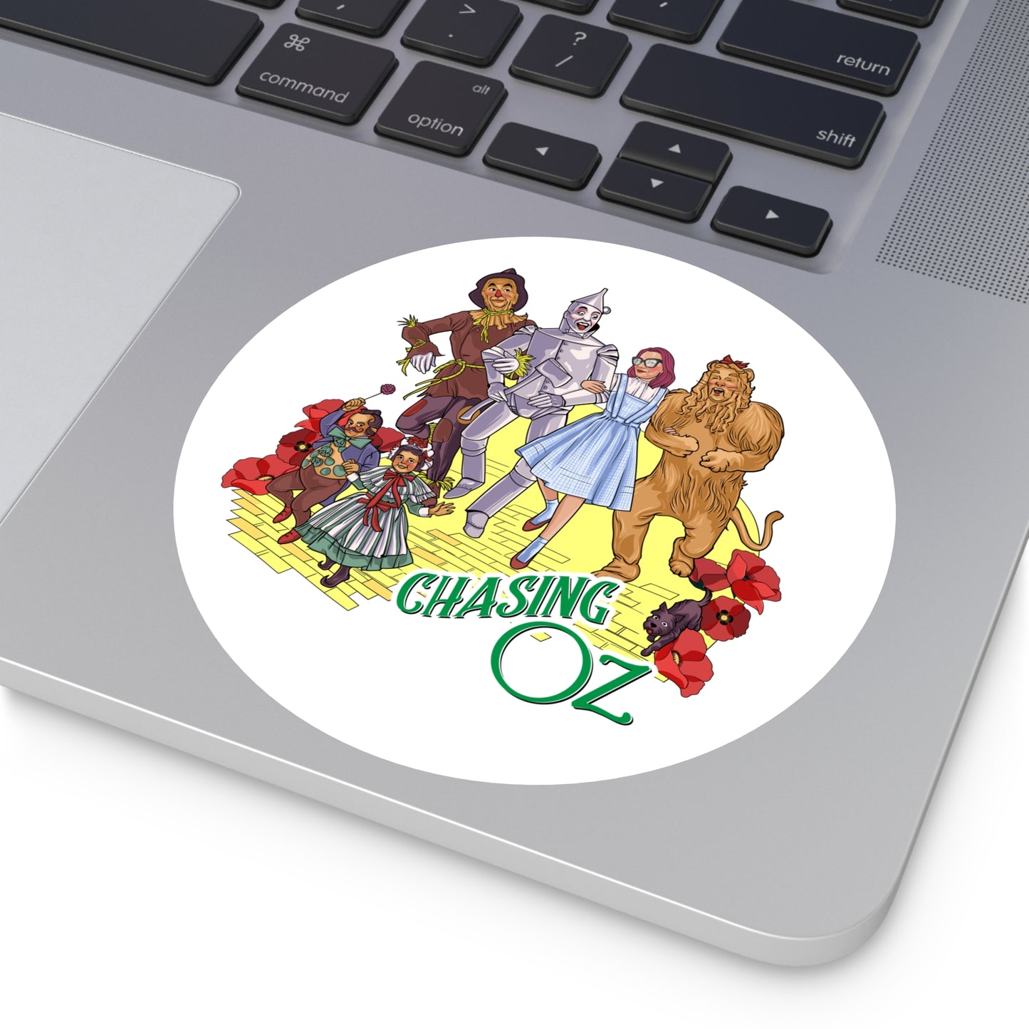 Chasing Oz Round Stickers - Indoor/Outdoor