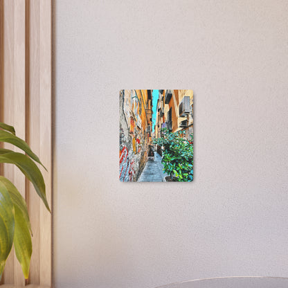 Italian Alleyway - Metal Wall Art