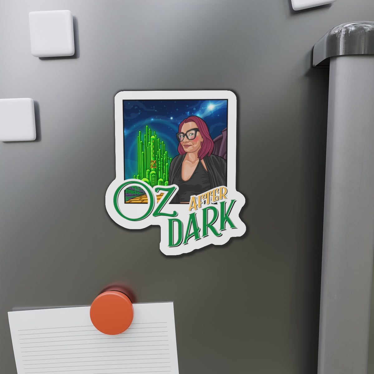 Oz After Dark Podcast Die-Cut Magnets