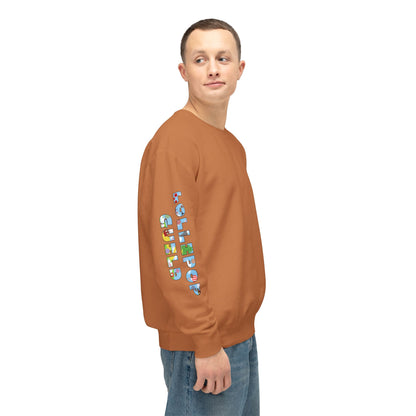 Lollipop Guild Logo on the Back - Unisex Crewneck Sweatshirt