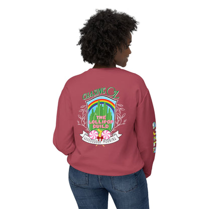 Lollipop Guild Logo on the Back - Unisex Crewneck Sweatshirt