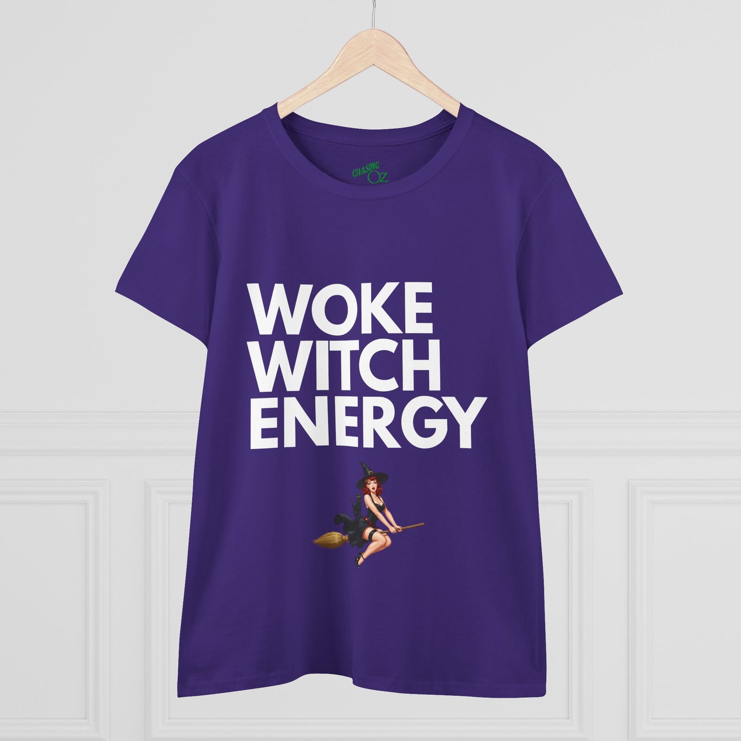 Woke Witch Energy - Womens Fitted Tee