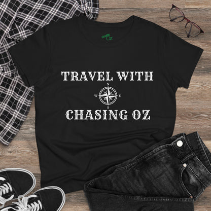 Travel with Chasing Oz - Womens Cotton Tee