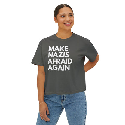 Make Nazis Afraid Again - Women's Cotton Tee