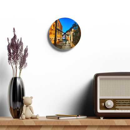 Sorrento Nights - Acrylic Wall Clock