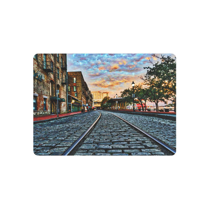 Historic River Street Sunrise - Metal Art Print
