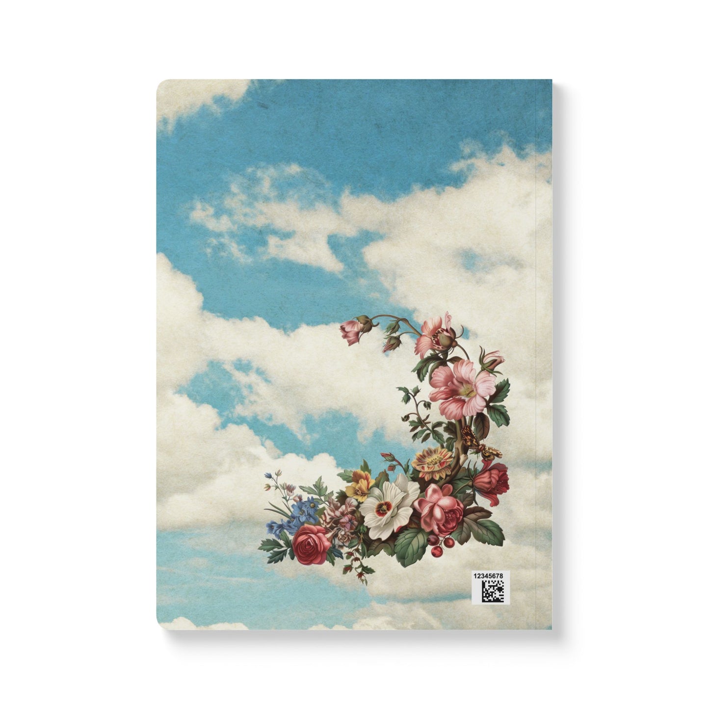 Free Your Mind Floral Sky - Softcover Journal