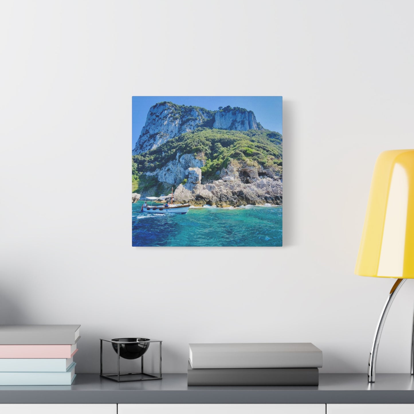 Anacapri Coastal Scene - Stretched Canvas Matte Print (1.25")