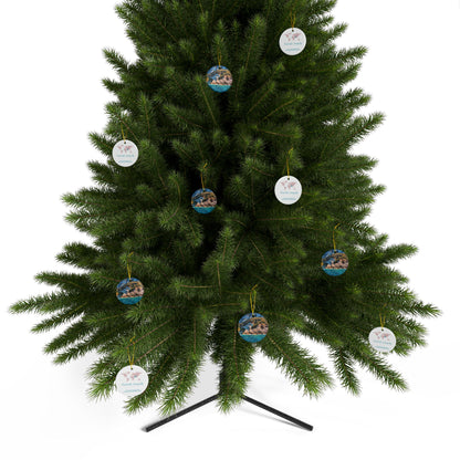 Capri Coast by Chasing Oz - Double-sided Ceramic Ornaments