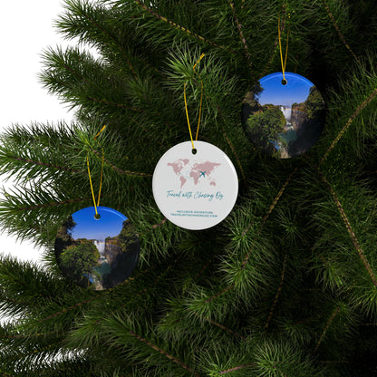 Victoria Falls by Chasing Oz - Ceramic Ornaments