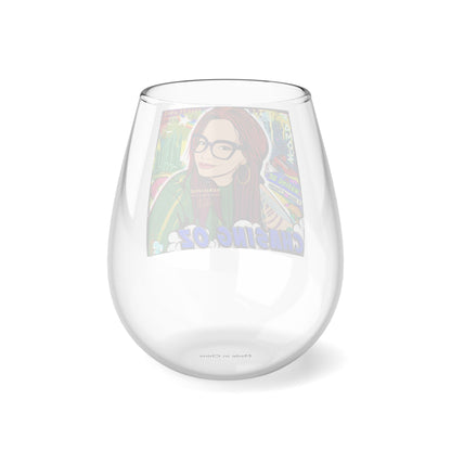 Chasing Oz Emerald City Stemless Wine Glass 11.75oz