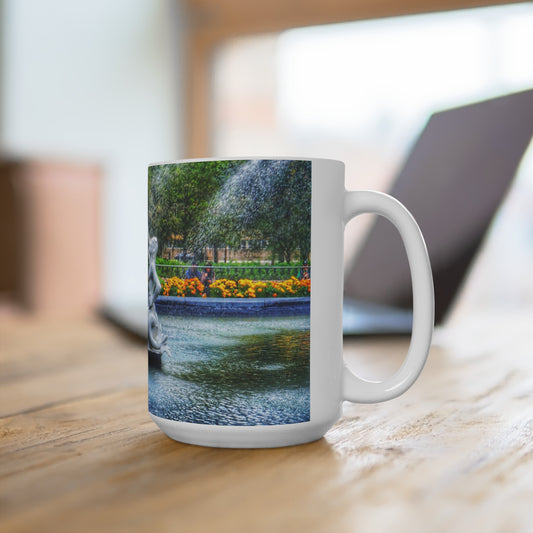 Chasing Oz Art Savannah's Forsyth Park Fountain - Mug 15oz