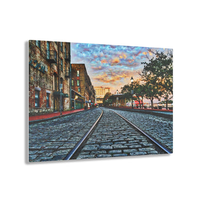 Chasing Oz Art Sunrise on River Street - Acrylic Prints