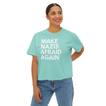 Make Nazis Afraid Again - Women's Cotton Tee