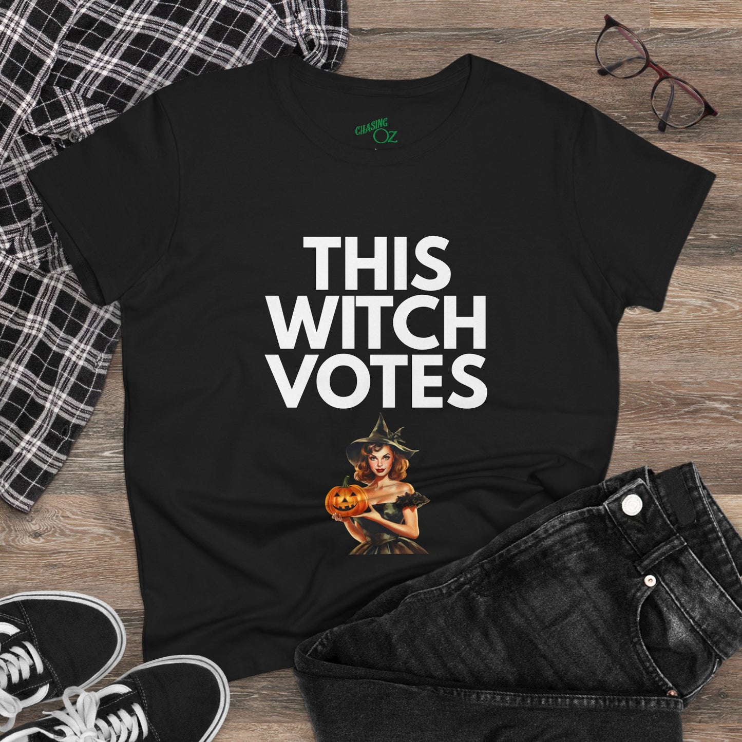 This Witch Votes - Womens Fitted Tee