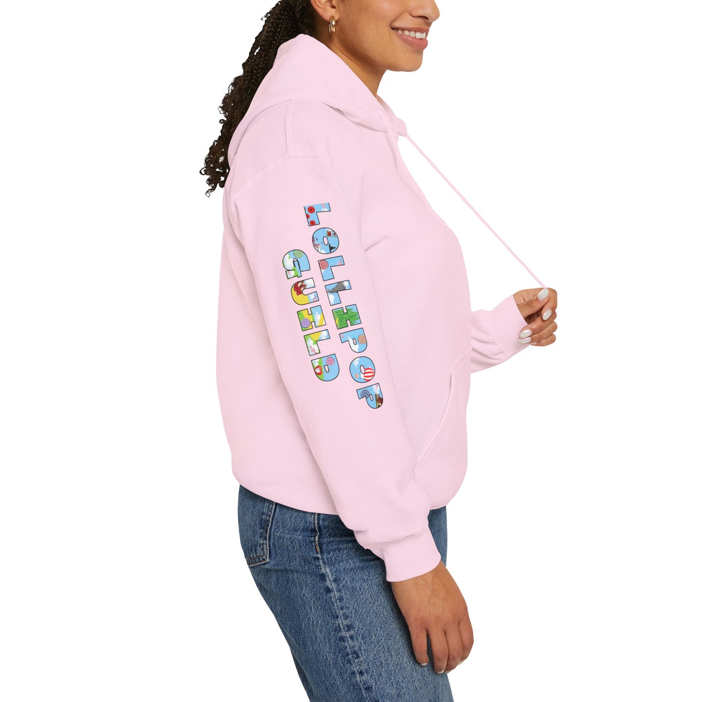 Lollipop Guild Design on Back - Unisex Hoodie