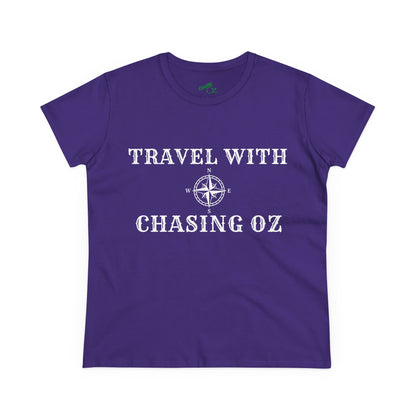 Travel with Chasing Oz - Womens Cotton Tee