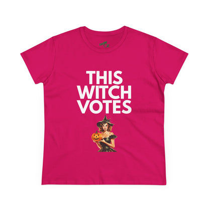 This Witch Votes - Womens Fitted Tee
