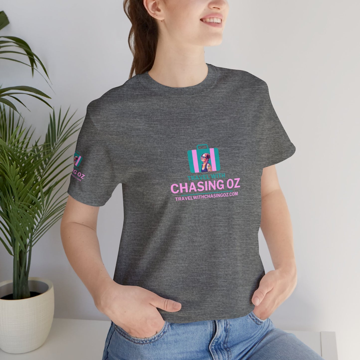 Travel with Chasing Oz - Unisex Jersey Tee