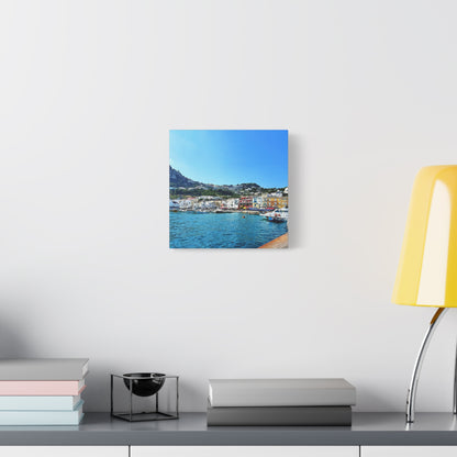 Capri Seaside by Chasing Oz - Stretched Canvas Print
