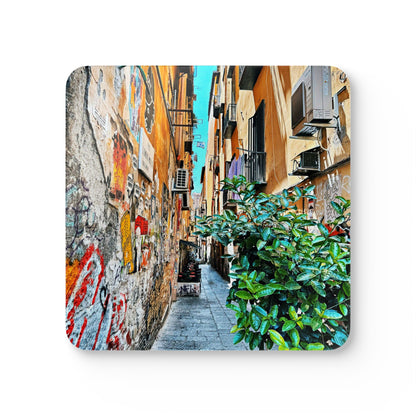 Naples Alley Cityscape - Coasters (Set of 4)