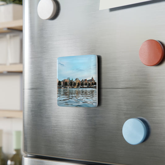 Amsterdam Canal Twilight - Porcelain Magnet