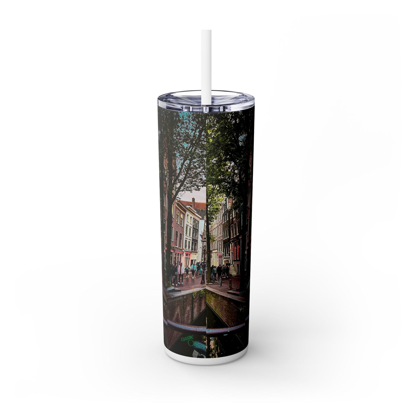 Amsterdam Canal - Tumbler with Straw- 20oz