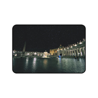 Vatican Nightscape - Desk Mat