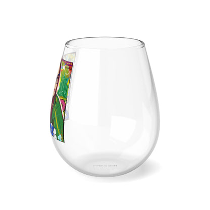 Chasing Oz Emerald City Stemless Wine Glass 11.75oz