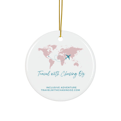 Amsterdam Canal View Sunset - Double-sided Ceramic Ornaments