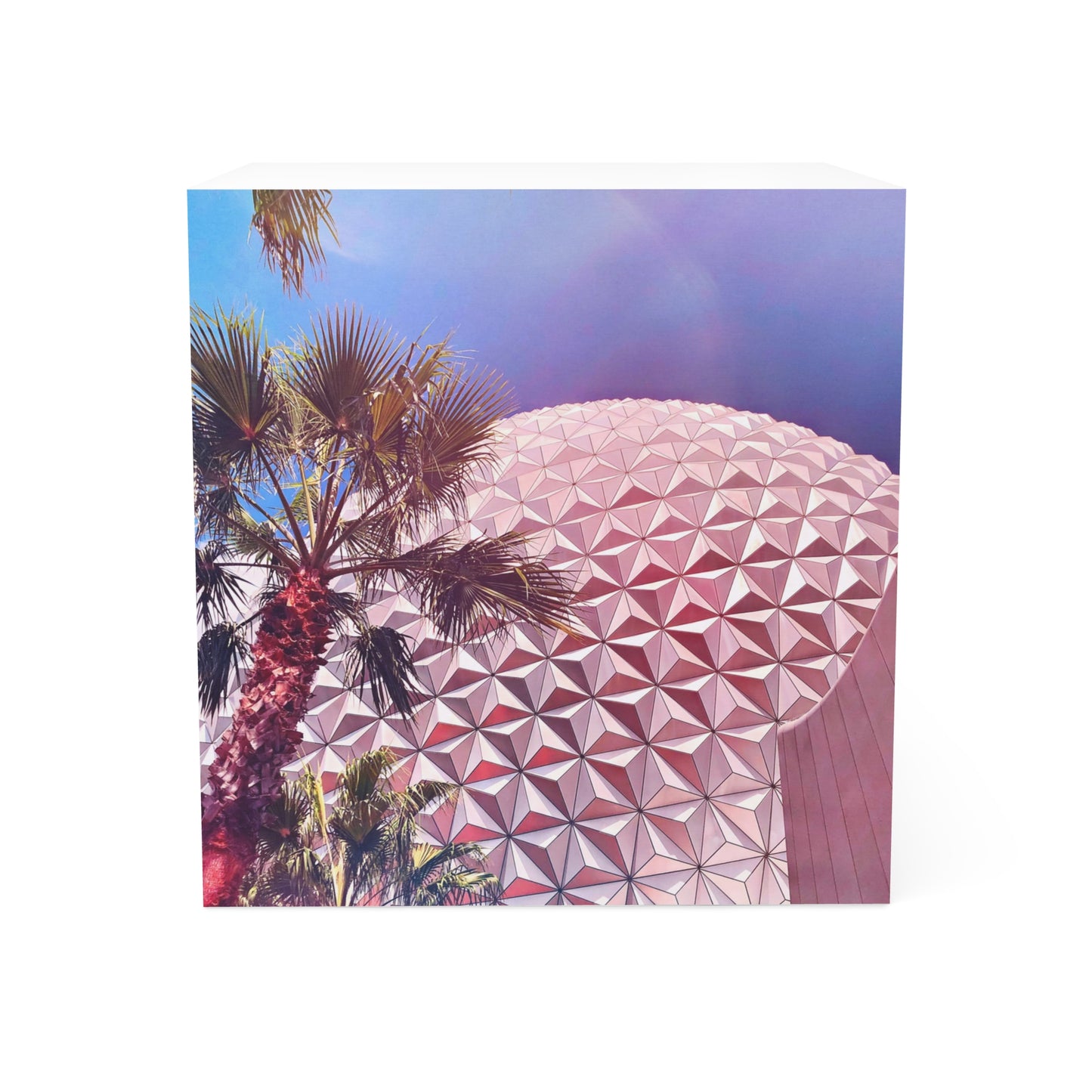 Chasing Oz Art Epcot Spaceship Earth - 700 Page Note Cube