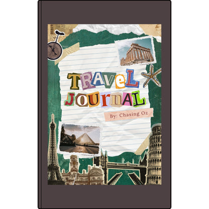 Vegan Leather Chasing Oz Travel Journal