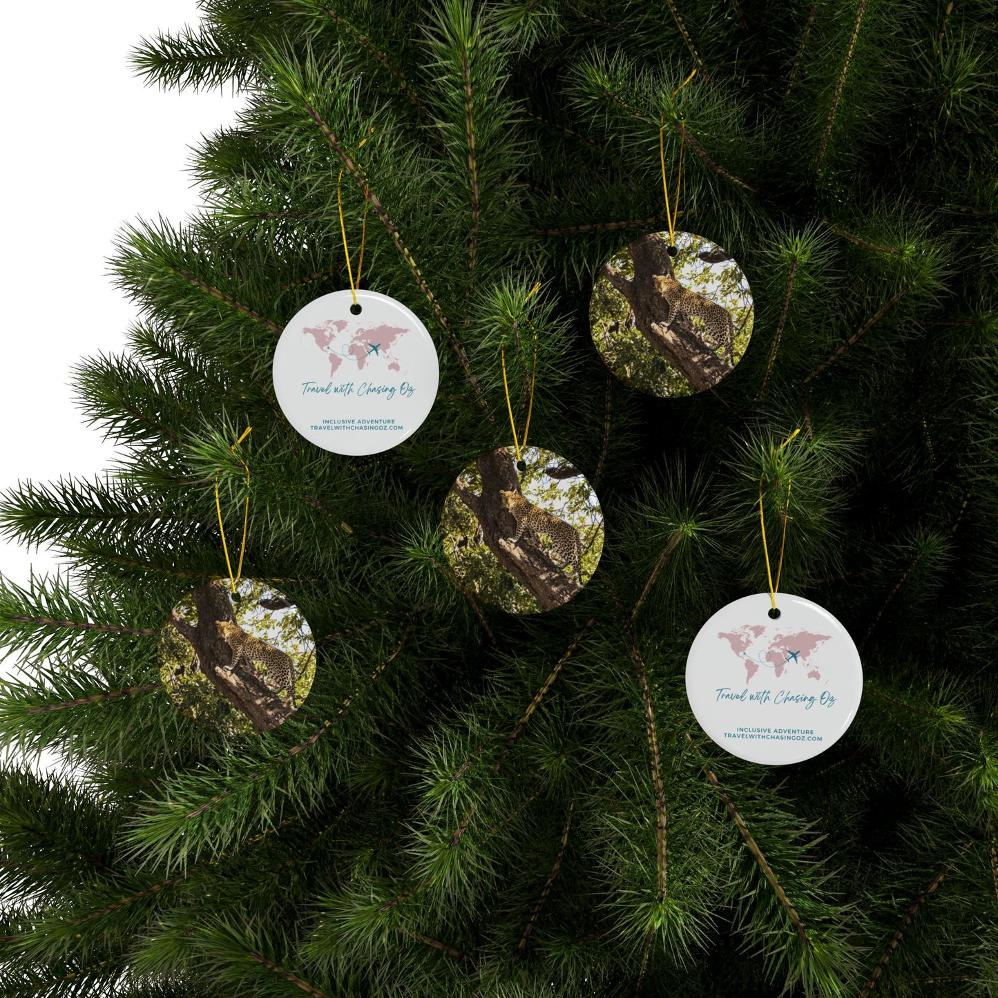 Safari Scenes - Ceramic Ornaments