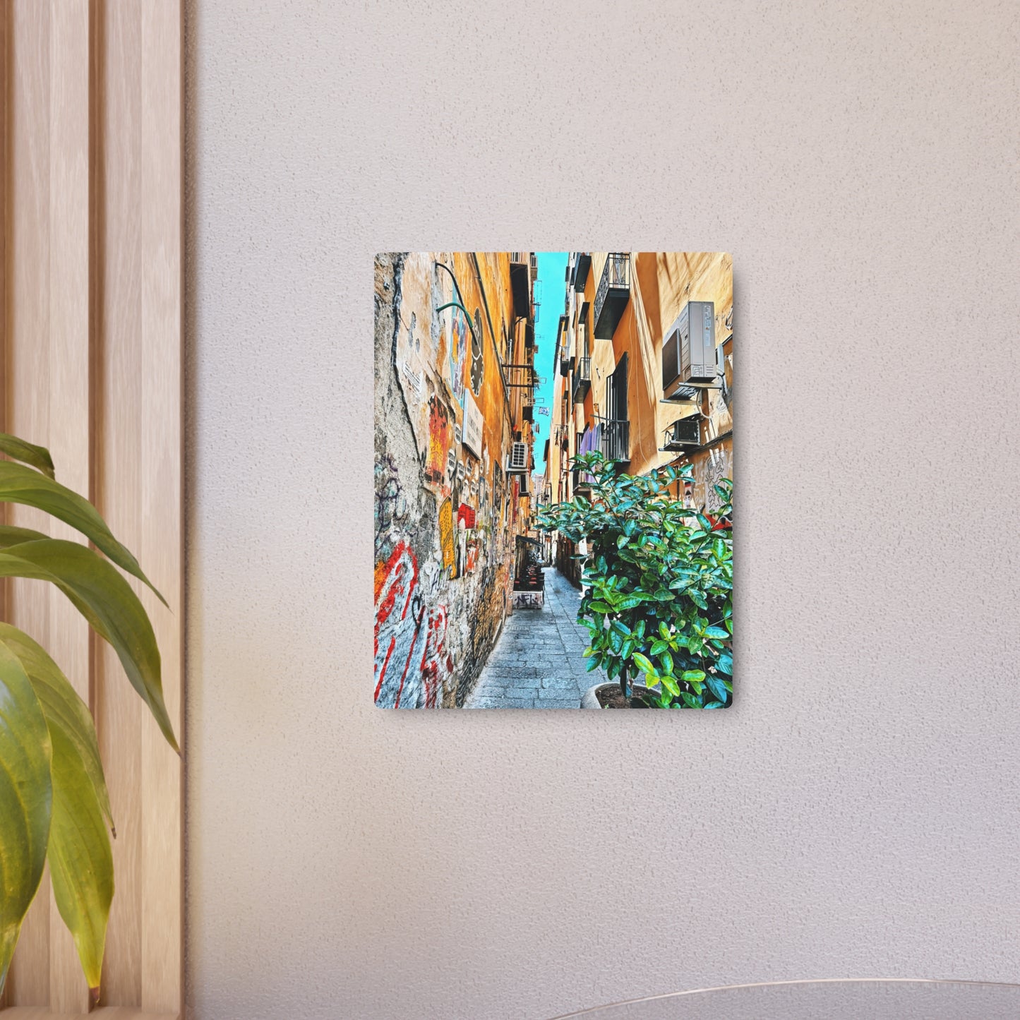 Italian Alleyway - Metal Wall Art