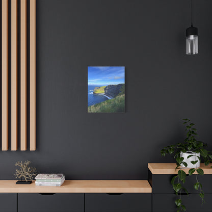 Cliffs of Moher Coastal Scene - Matte Stretched Canvas Print (1.25")