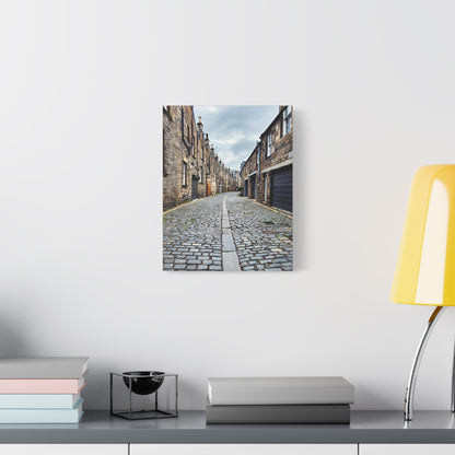 Scotland Cobblestone Alley - Stretch Matte Canvas (1.25")