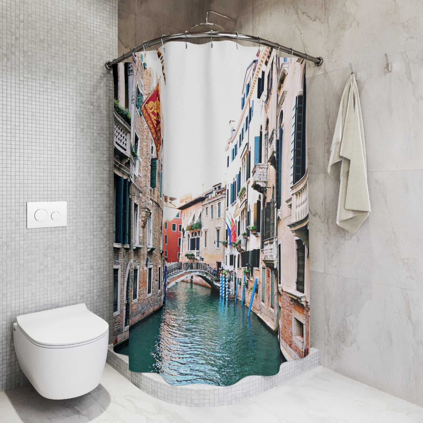 Chasing Oz Art Venice Canal Shower Curtain