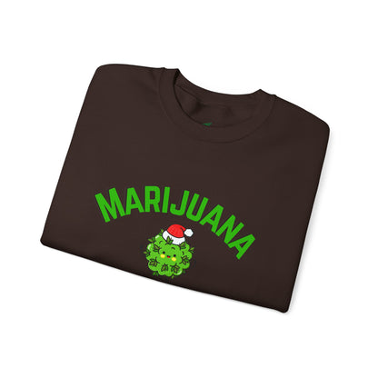 Marijuana Safer Than Family Gatherings - Unisex Crewneck Sweatshirt