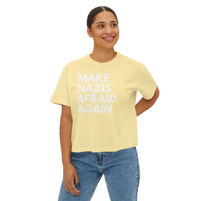 Make Nazis Afraid Again - Women's Cotton Tee