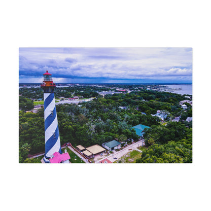 St. Augustine Lighthouse Matte Canvas, Stretched, 0.75"