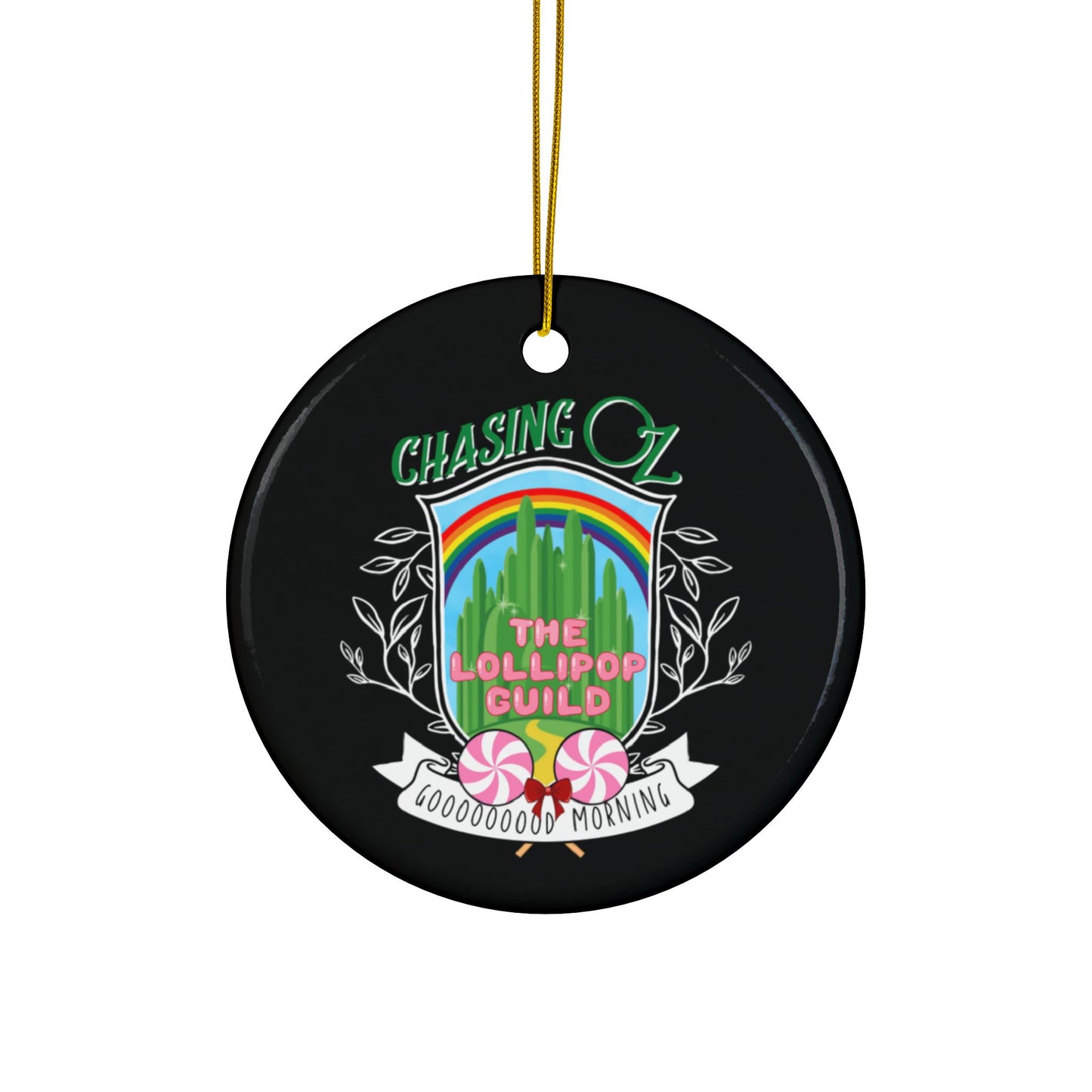 Chasing Oz - Double-sided Ceramic Ornaments