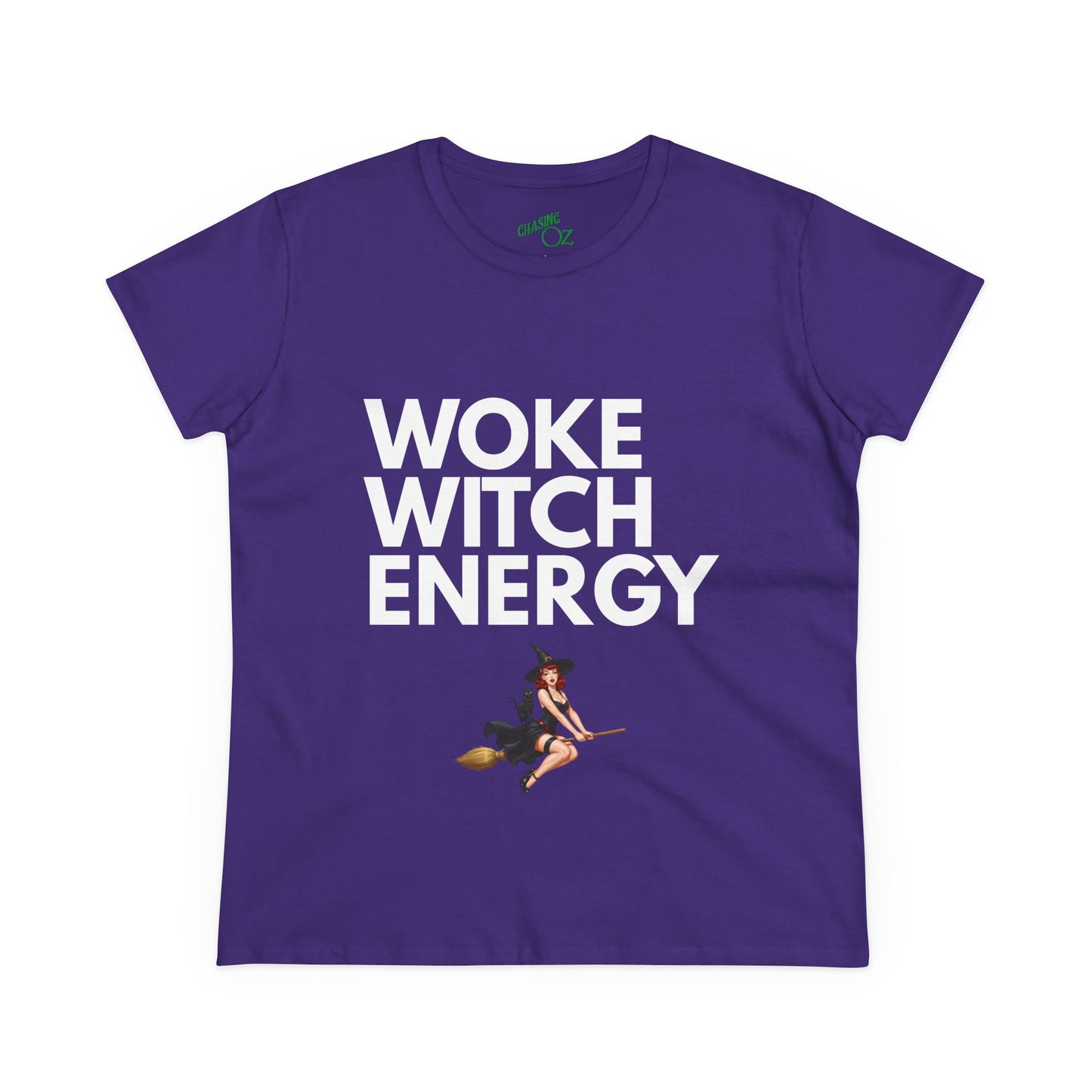 Woke Witch Energy - Womens Fitted Tee