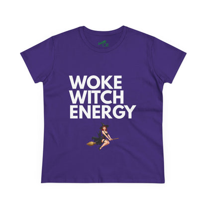 Woke Witch Energy - Womens Fitted Tee