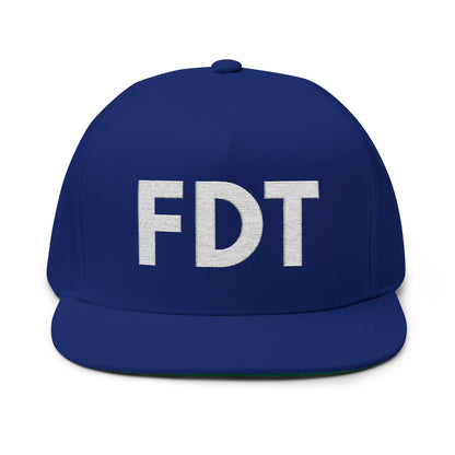 FDT - Embroidered Flat Bill Hat