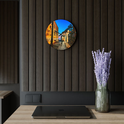 Sorrento Nights - Acrylic Wall Clock