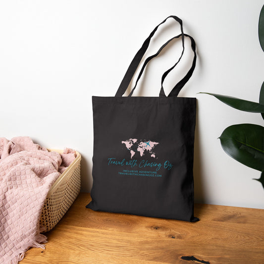 Travel with Chasing Oz - Cotton Canvas Tote Bag
