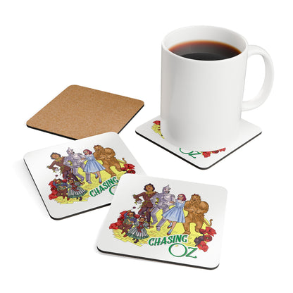 Official Chasing Oz Corkwood Coaster Set of 4