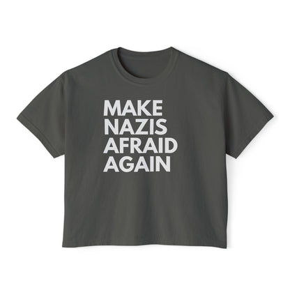 Make Nazis Afraid Again - Women's Cotton Tee